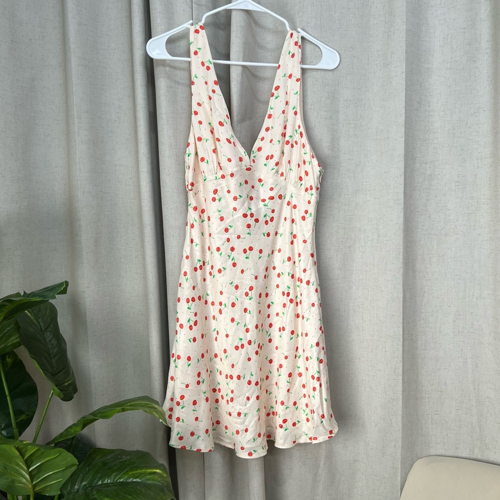 CHERRY PRINT ZARA DRESS 🍒✨